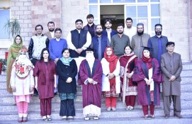 Two PhD scholars of Khyber Medical University (KMU) Peshawar