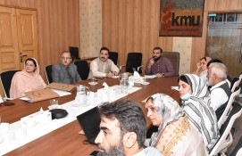 The 16th meeting of KMU HoDs held at KMU
