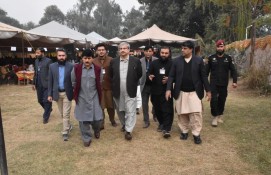The MDCAT test was conducted by KMU in 11 centers, 7 cities across the KP province.